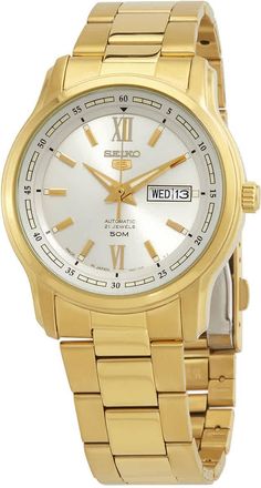 Seiko 5 Automatic Champagne Dial Mens Watch SNKP20J1