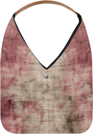 Generic Pink Vintage Mottled Pattern Reusable Lightweight Grocery Bags - Foldable Into Compact Pouch, Washable & Sturdy, Multipurpose for Shopping and Travel