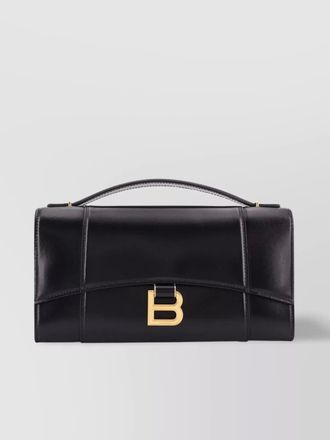 Balenciaga horglss poch leather handbag