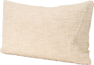 Mercana Jacory Checker Textured Decorative Lumbar Pillow