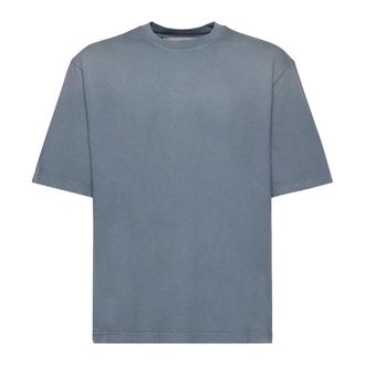 Golden Goose T-Shirts, female, Blue, Size: L Unisex Cotton T-shirt