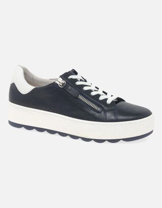 Gabor Womens Quench Womens Casual Trainers - Black - Size: 4.5