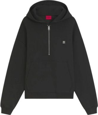HUGO BOSS Sweatshirts Hoodies > Hoodies - Heren - Hoodies - Zwart - S - Hoodies & sweatvesten