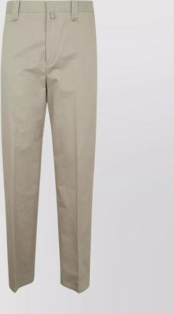 Lanvin straight leg chino trousers with belt loops