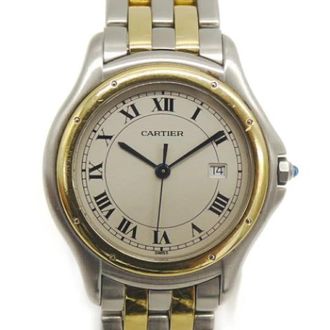 Cartier Pre-owned Vintage Polshorloge - Dames - Vintage Horloges - Beige - ONE Size - Vintage