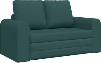 vidaXL Sof&aacute; Cama Verde Oscuro 148 X 71 X 83 Cm Tela Vidaxl