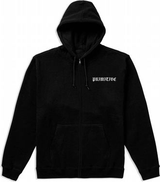 Primitive Mens Megadeth United Zip Hoodie In Black