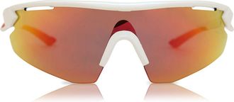 Salice 012 BIANCO/RW ROSSO Mens Sunglasses White Size Standard