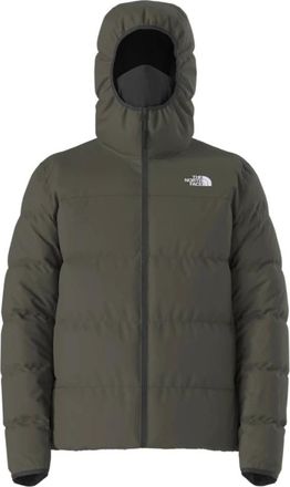 The North Face NSE Hooded Mask Jacket - Heren - Sport - Grijs - Maat: M Zijde