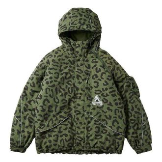 Palace M-Tech Hooded Jacket Olive Cheetah P23JK125
