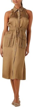 Twinset Dames, Jurken, Beige, Maat: 4XS Denim