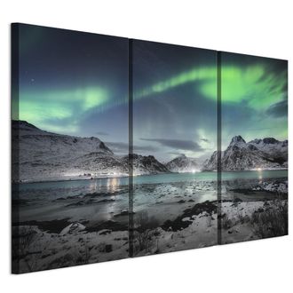 OEM Cuadro Sobre Lienzo Italiano De 90 X 60 Cm, Tr&iacute;ptico - Estilo Cl&aacute;sico - Naturaleza Cuadro Sobre Lienzo Italiano De 120 X 80 Cm, Tr&iacute;ptico - Estilo Cl&aacute;s