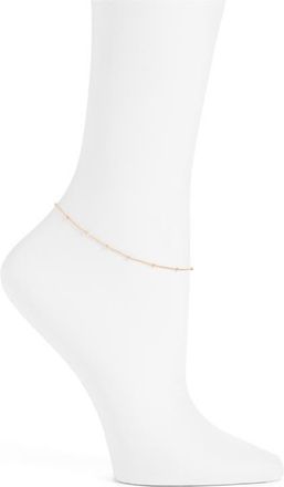 Set & Stones Aria Anklet in Gold at Nordstrom