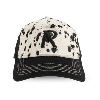 Represent Caps, male, Black, Size: ONE SIZE Cow Hide Print Cap