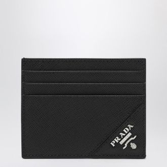 Prada Black Saffiano leather card holder