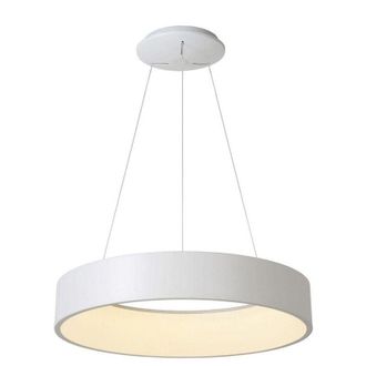 Trade Shop Trade Shop Traesio - Trade Shop - Lampada Led 30 W Cct Pendente Cerchio Lampadario Moderno Luce Diffusa 230v 40 Cm - Blanco