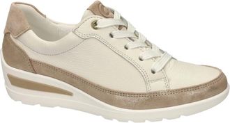 Ara Schoenen, Dames, Beige, 41 1/2 EU, Leer, Z&uuml;rich 2.0 Wedge Sneaker