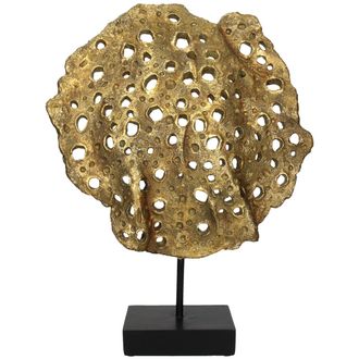 Schubiger M&ouml;bel Objekt Coral, Gold H: 36 cm