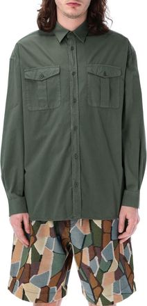 Emporio Armani Green Regular Fit Shirt