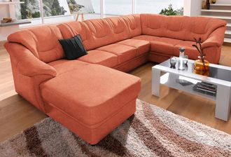 Sit&more Wohnlandschaft »Savona U-Form, B: 320 cm« optional Bettfunktion, Federkern