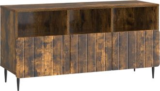 vidaXL Mueble De Tv Con Caj&oacute;n Roble Ahumado 102 X 34,5 X 50 Cm Vidaxl