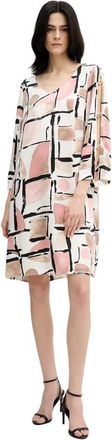 Joseph Ribkoff Mini Jurk met V-hals - Dames - Korte kleedjes - Veelkleurig - XS - Polyester - Kleedjes