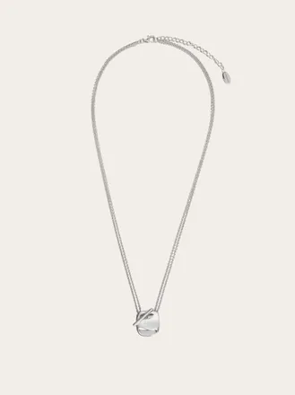 Ferragamo Women Vara necklace (S) Silver