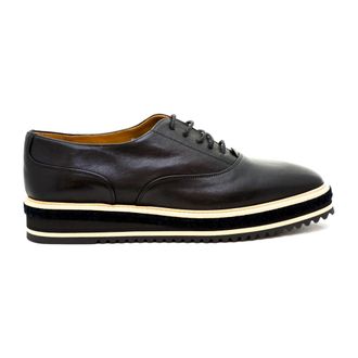 Castaner Zwarte Casual Schoenen met Veters - Dames - Veterschoenen - Zwart - 35 EU - Schoenen