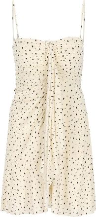 Isabel Marant Abito corto Gemma a pois - Toni neutri