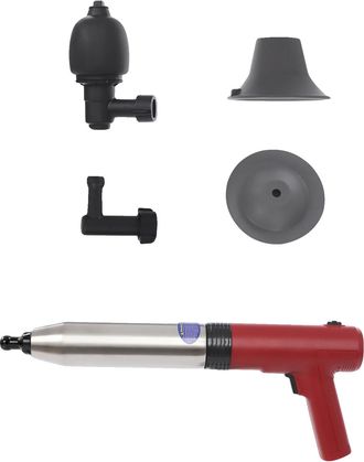 OEM Desatascador El&eacute;ctrico Para Inodoro, Mecanismo De Aire A Alta Presi&oacute;n, Multiusos Para Desatascar Desag&uuml;es, Rojo