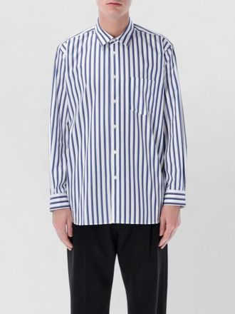 Comme Des Gar&ccedil;ons stripe cotton shirt relaxed fit