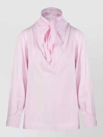 Max Mara mxmbadia silk shirt scarf neck design