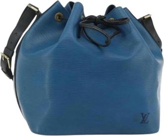 Louis Vuitton Pre-owned Bucket Bags, female, Blue, Size: ONE SIZE Pre-owned Bicolor Petit Noe Handbag