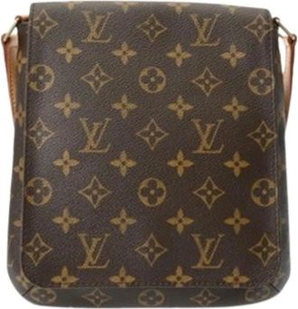 Louis Vuitton Pre-owned Cross Body Bags, female, Brown, Size: ONE SIZE Pre-owned Canvas Shoulder Bag