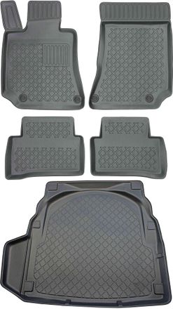 OEM Juego De Alfombrillas Para Coche Y Maletero Para Mercedes Clase E W212 Sed&aacute;n (marzo De 2009 A Marzo De 2016)