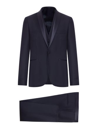Tagliatore SINGLE-BREASTED VIRGIN WOOL TUXEDO - Tagliatore - Man