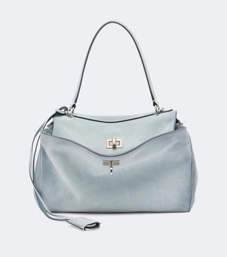 Balenciaga Rodeo Medium suede shoulder bag