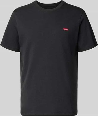 Levi's T-Shirt mit Label-Stitching in Black, Größe XXL