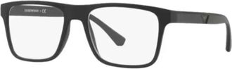 Emporio Armani Sole Watch - unisex - Brillen - Zwart - 54 MM - Accessoires