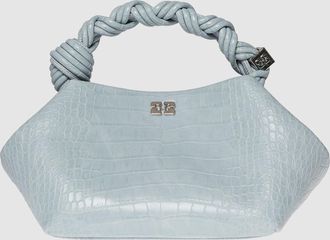 Ganni Sac Small Bou Croco Delicate Blue