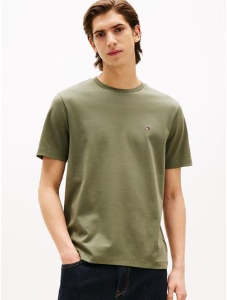Tommy Hilfiger Mens Lightweight Interlock T-Shirt - Green - XL