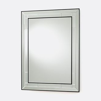 La Redoute Interieurs Rechthoekige spiegel, afgeschuinde afwerking, breedte 90 x hoogte 120 cm, Andella