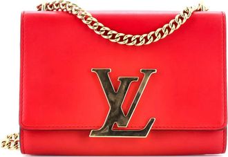 Louis Vuitton Chain Louise Clutch Leather MM shoulder bag - Rood