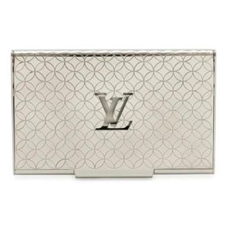 Louis Vuitton Vintage, unisex, Grijs, ONE Size, Pre-owned Metalen Portemonnee