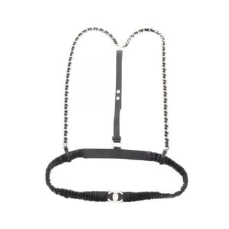 Chanel Pre-owned Leather belts - female - Chanel Vintage - Vintage Belts - Black - ONE SIZE - Pre-owned