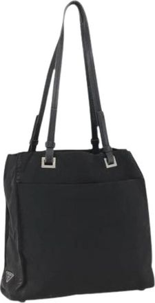 Prada Pre-owned Vintage Schoudertas - Dames - Vintage Schoudertas - Zwart - ONE Size - Nylon - Vintage