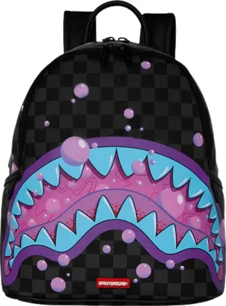 Sprayground Purple Slime Takeover Savage Backpack Black B8955