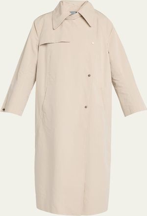 Giorgio Armani Techno Long Trench Coat