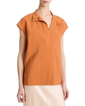 Vince Cap Sleeve Blouse