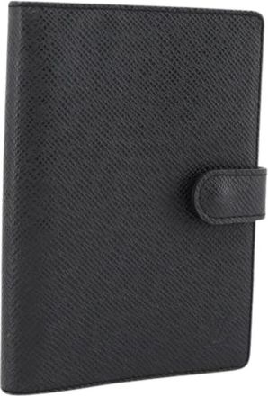 Louis Vuitton Pre-owned Day Planner Cover - Dames - Vintage Accessoires - Zwart - ONE Size - Leer - Vintage